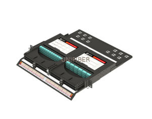 1U HD 144 Fiber MPO Patch Panel Enclosure With 24 Port LC Cassette