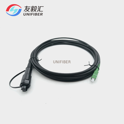 Huawei Mini Sc To Sc / Apc Optical Fiber Drop Cable Pre Connectorized 1-150m For Ftth