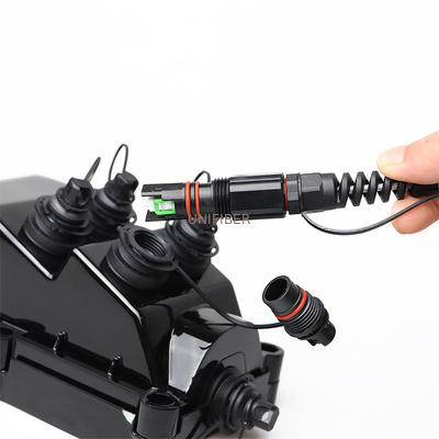 FTTx Outdoor Fiber Fast Connector IP68 Waterproof Corning Optitap Mini SC Connector