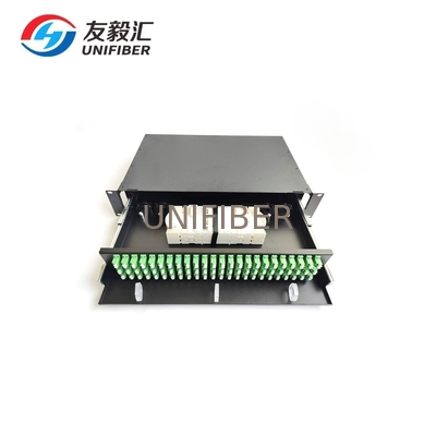 Single Mode 2U 144 Port LC Fiber Optic Patch Panel