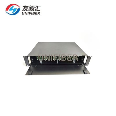 Single Mode 2U 144 Port LC Fiber Optic Patch Panel