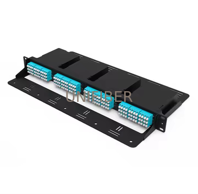 FHD High Density 1U 144 Fiber Rack Mount Enclosure 4 x FHD cassettes of panels
