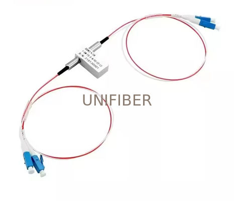 1x2 2x2 Bypass Mechanische optische schakelaar Niet-vergrendelend 1310/1550nm 5V LC/UPC