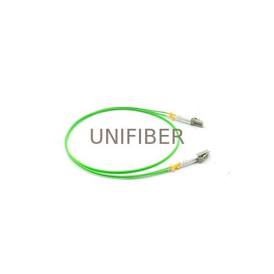 LC UPC Duplex naar LC UPC Duplex Multimode (OM5) Fiber Patch Cable Lime Green 1M